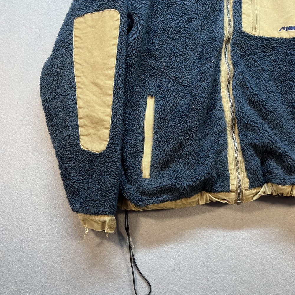Mountain Khakis Fourteener Fleece Jacket Mens Large Blue Sherpa Lined Outdoor - Picture 3 of 13